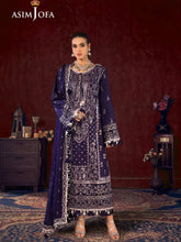 Asim Jofa Ajfile-25 Lawn Elegant Embroidery 3piece Unstitched
